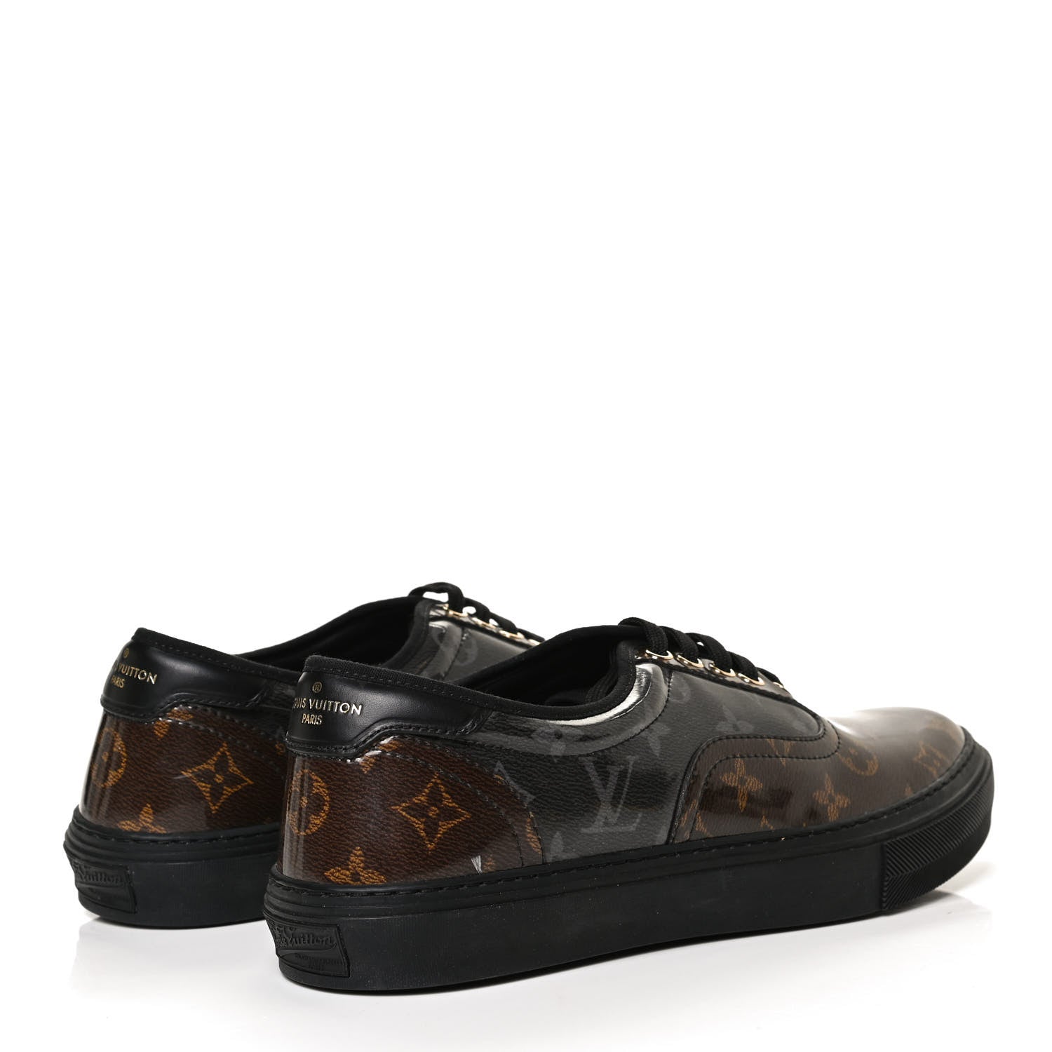 Louis Vuitton Monogram Eclipse Glazed Trocadero Richelieu Sneakers 8 Ebene 4 of 10