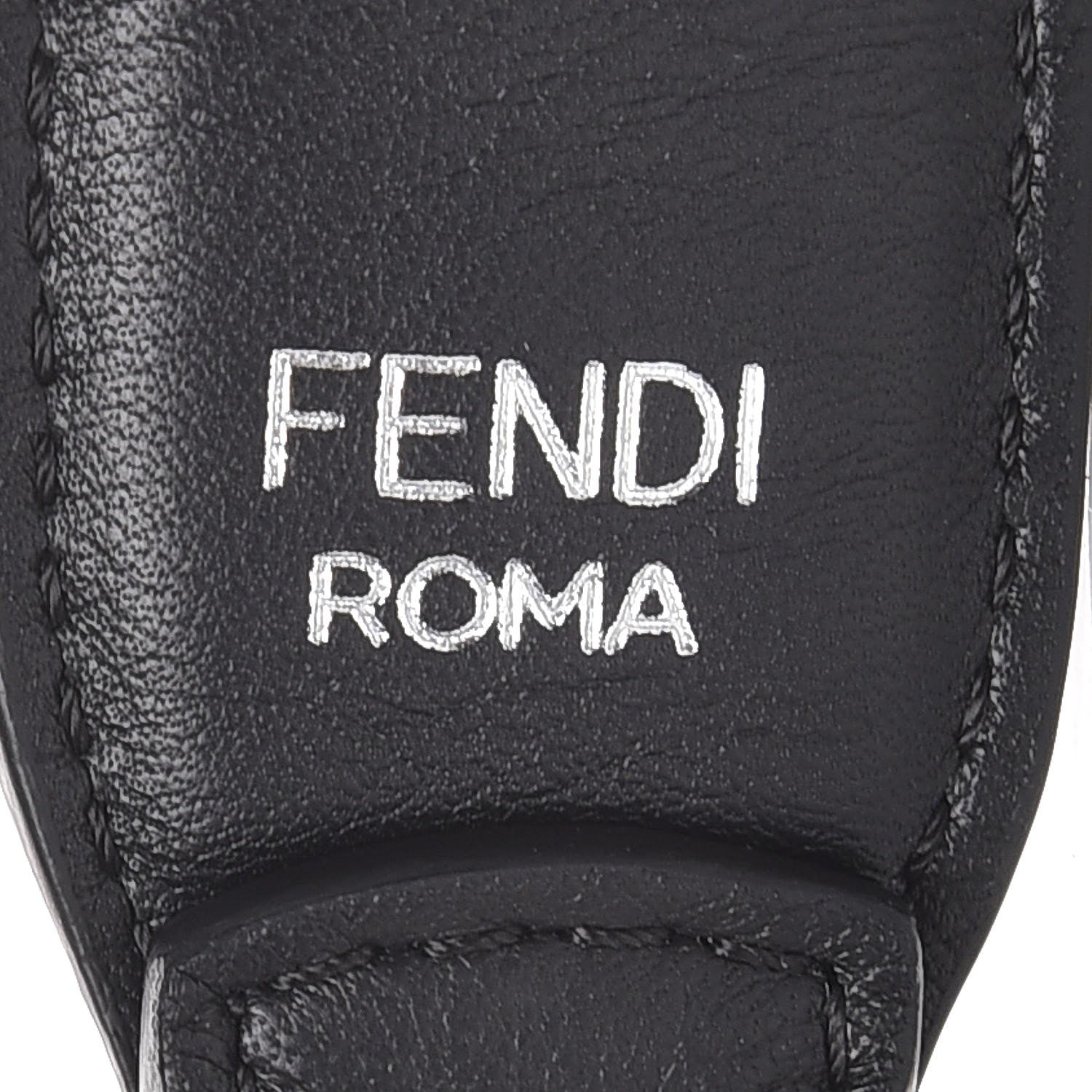 Fendi Calfskin Studded Mini Strap You Black 3 of 6