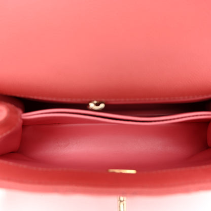 Chanel Caviar Quilted Mini Coco Handle Flap Pink 5 of 10