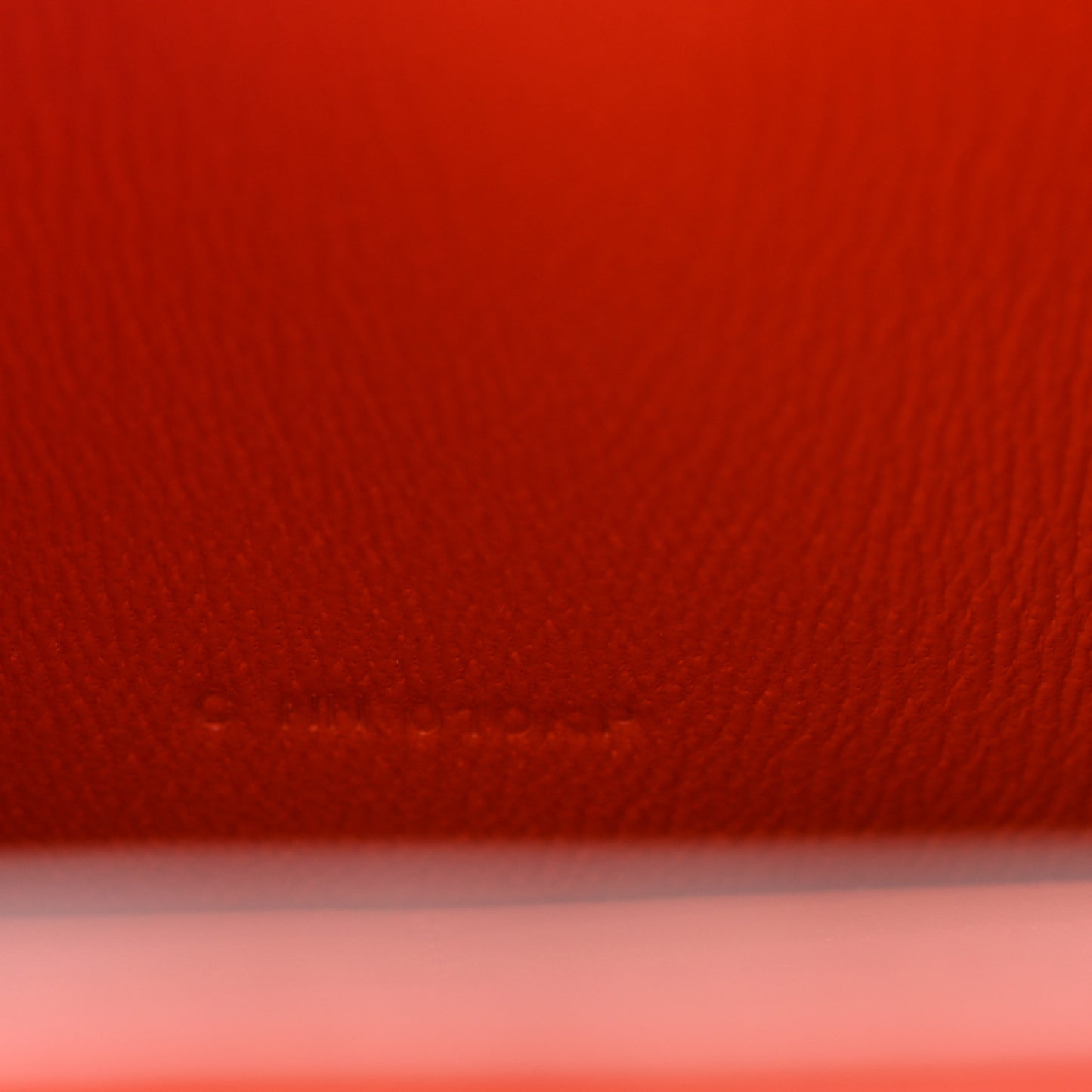 Shiny Alligator Kelly Longue Wallet Orange