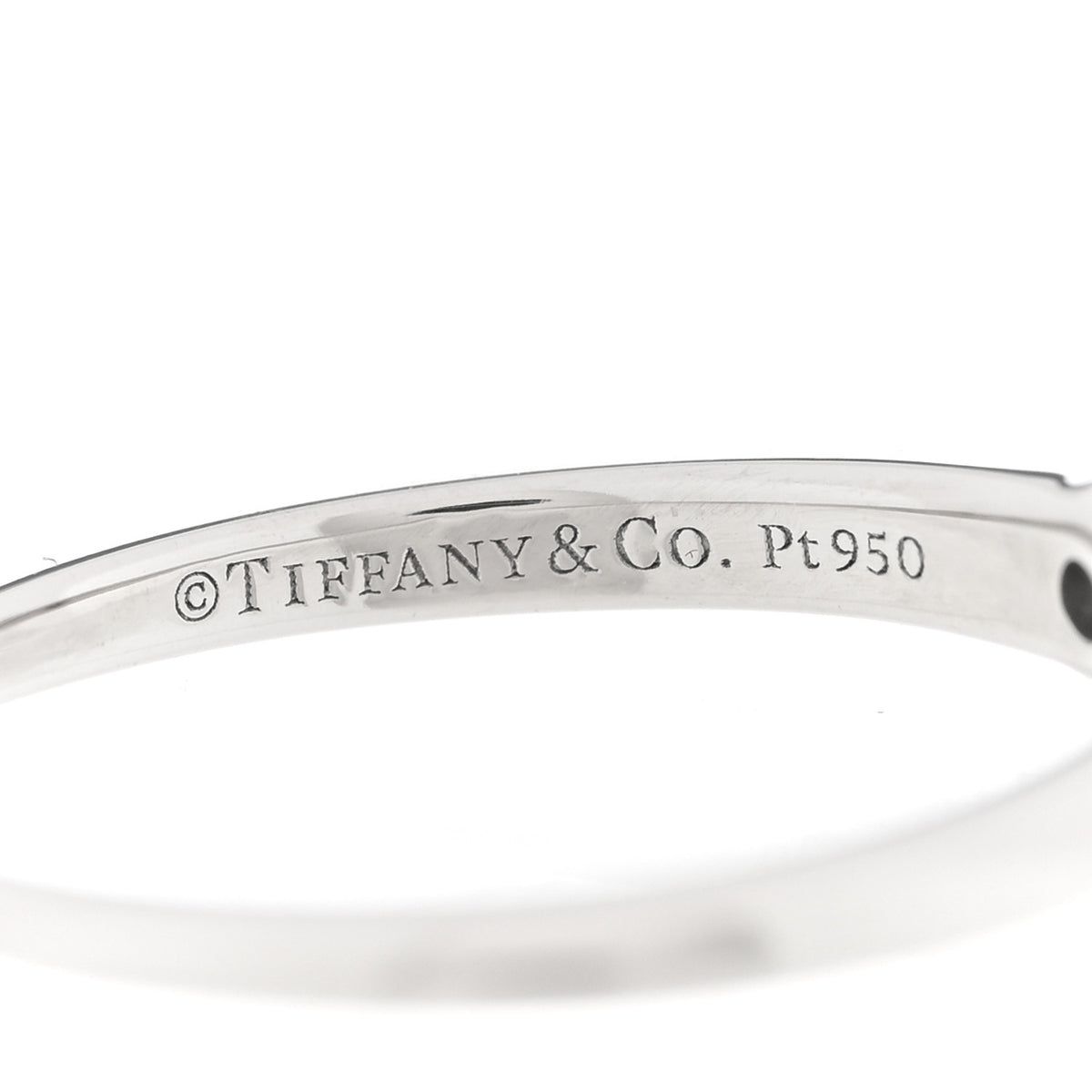 Tiffany Platinum Diamond .32ct Solitaire Engagement Ring 47 4 4 of 5