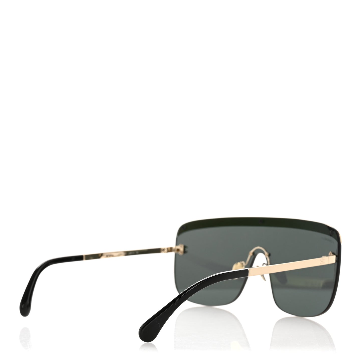 Metal Shield Sunglasses 71507 Gold