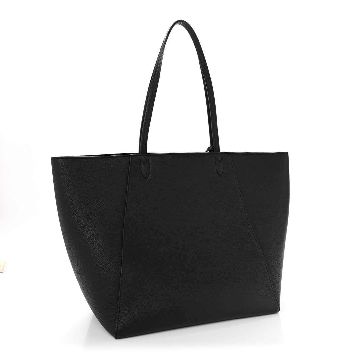 Calfskin Lockme Cabas Black