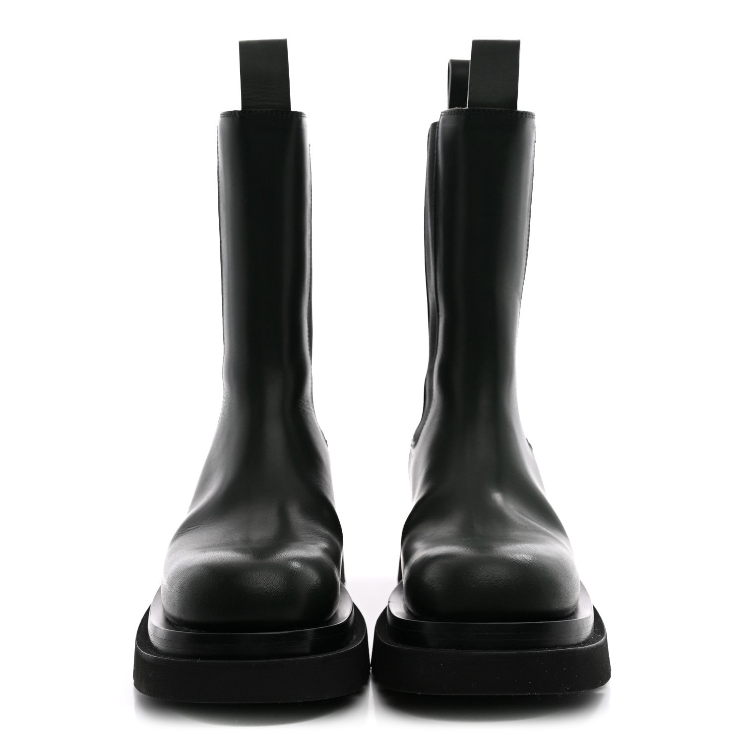 Bottega Veneta Calfskin The Lug Chelsea 55mm Boots 36 Bottle Green 3 of 9