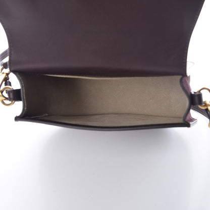Chloe Calfskin Suede Medium Nile Bracelet Bag Carbon Brown 9 of 11