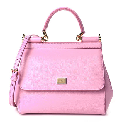 Dolce & Gabbana Dauphine Small Miss Sicily Satchel Rosa Chiaro 1 of 13