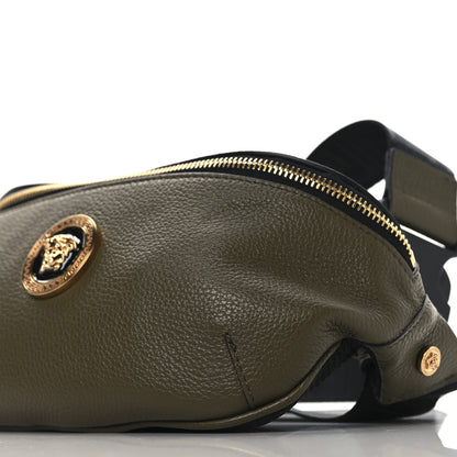 Versace Grainy Calfskin Medea Belt Bag Khaki 9 of 9