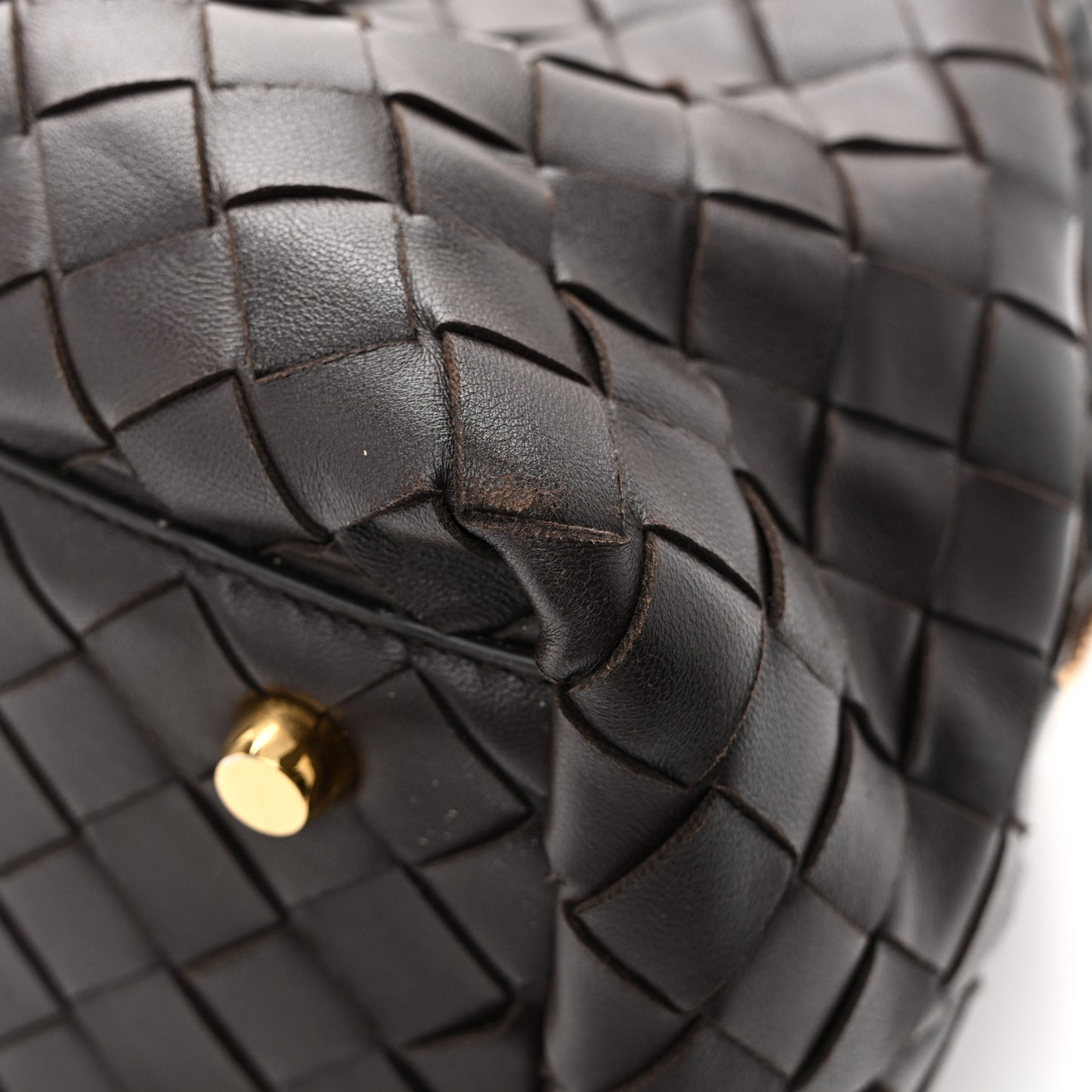 Nappa Intrecciato Bauletto Fondant