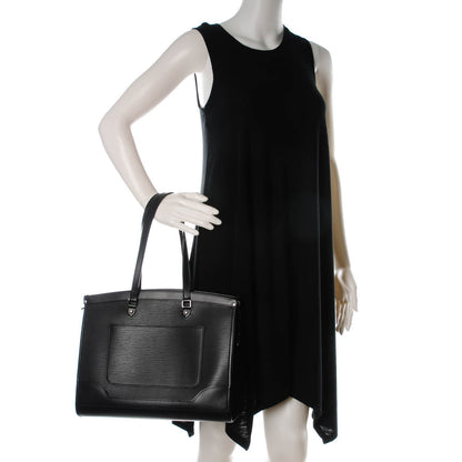 Louis Vuitton Epi Madeleine GM Black 2 of 7