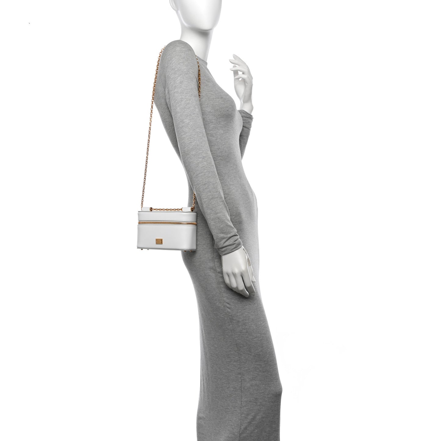 Calfskin Sicily Crossbody Bag White