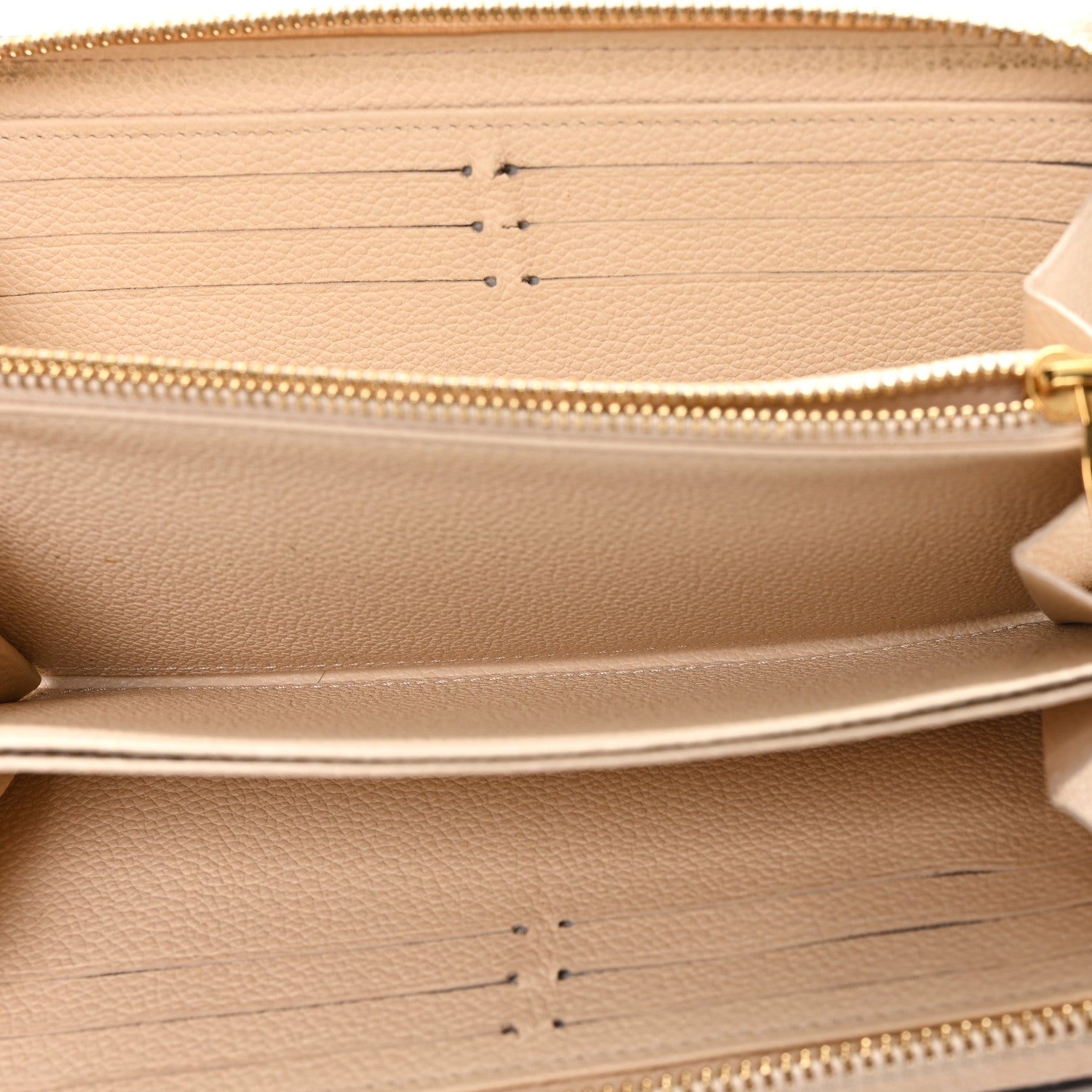 Louis Vuitton Snakeskin Empreinte Zippy Wallet Creme 5 of 8