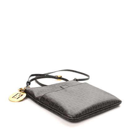 Fendi Zucchino Spalmati Forever Small Crossbody Moro Black 4 of 11