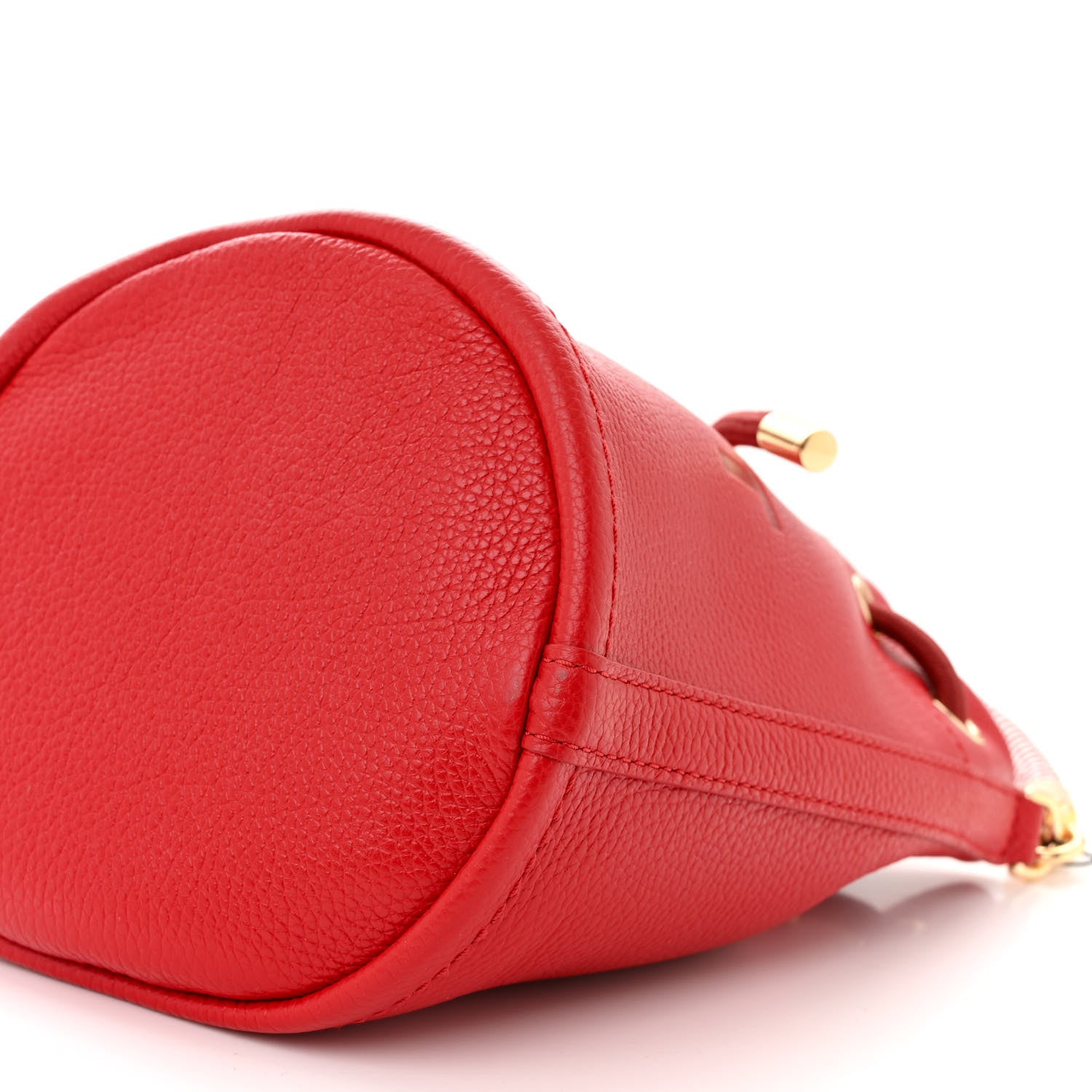 Marc Jacobs Grained Calfskin The Mini Bucket Bag True Red 11 of 12