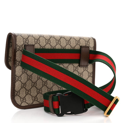 Gucci GG Supreme Monogram Neo Vintage Web Belt Bag Brown 3 of 10