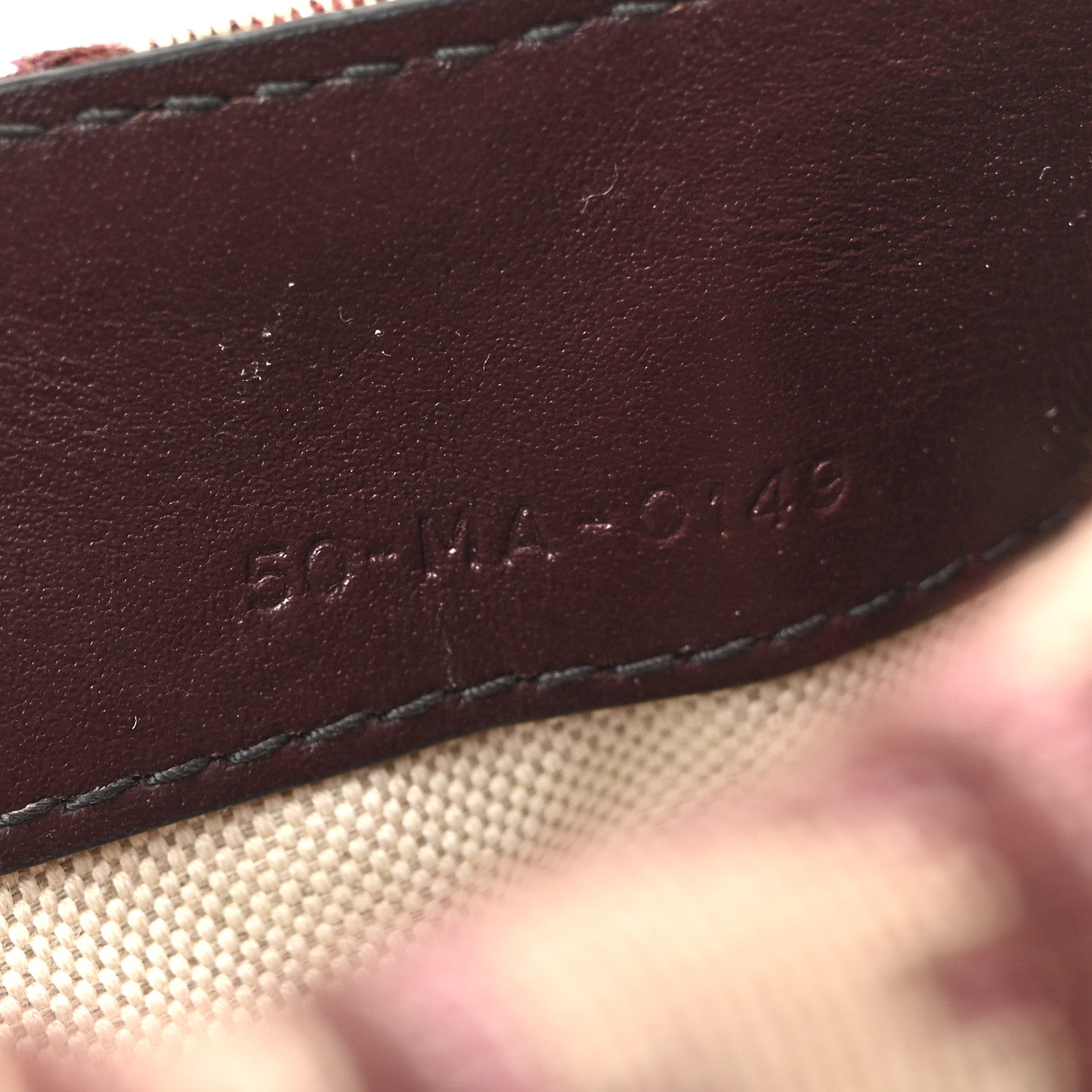 Christian Dior Oblique Saddle Belt Pouch Bordeaux 7 of 14