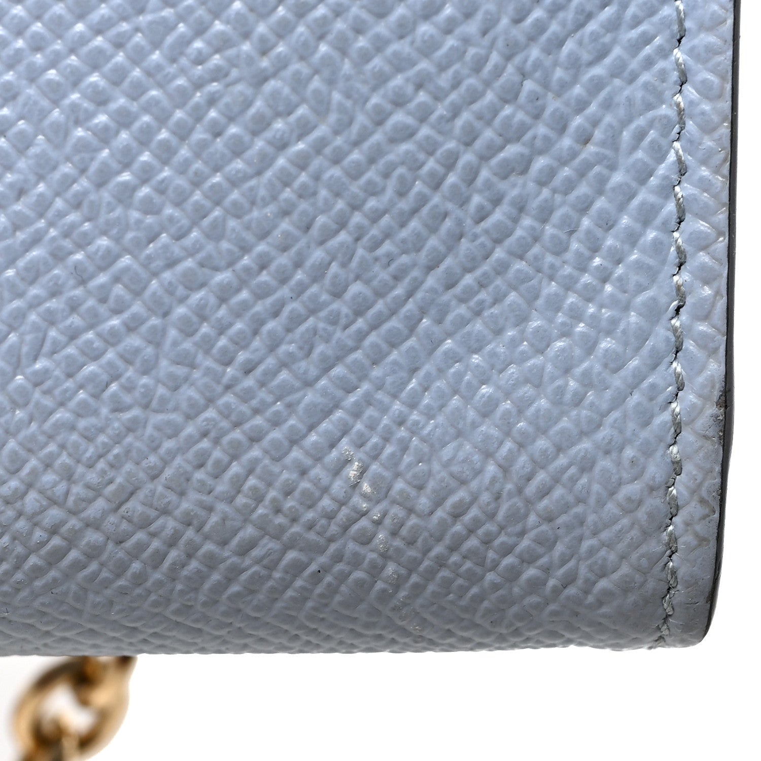 Dolce & Gabbana Dauphine Wallet On Chain Light Blue 10 of 11