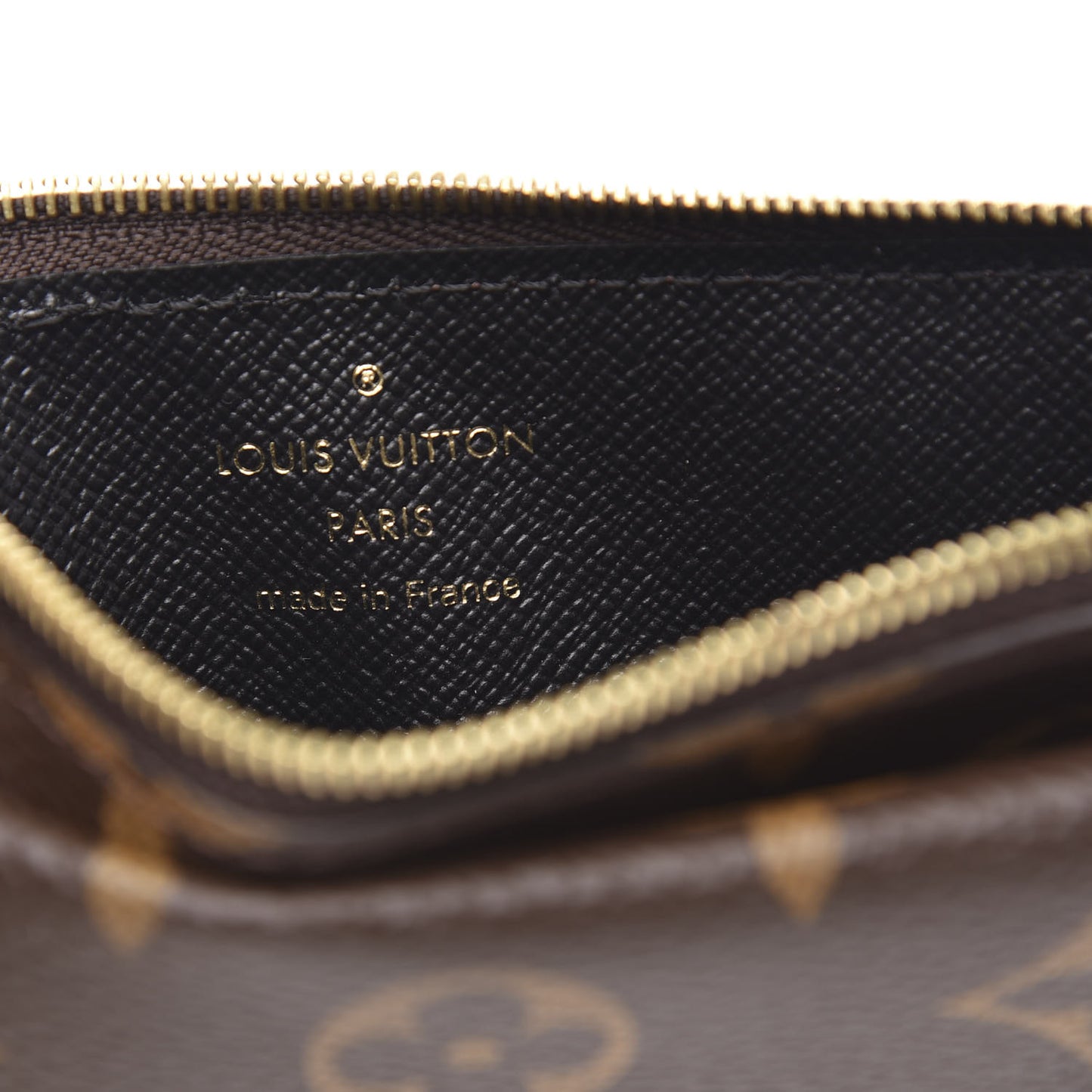 Monogram Recto Verso Card Holder Black