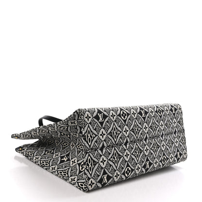 Louis Vuitton Jacquard Since 1854 Onthego GM Grey 4 of 10