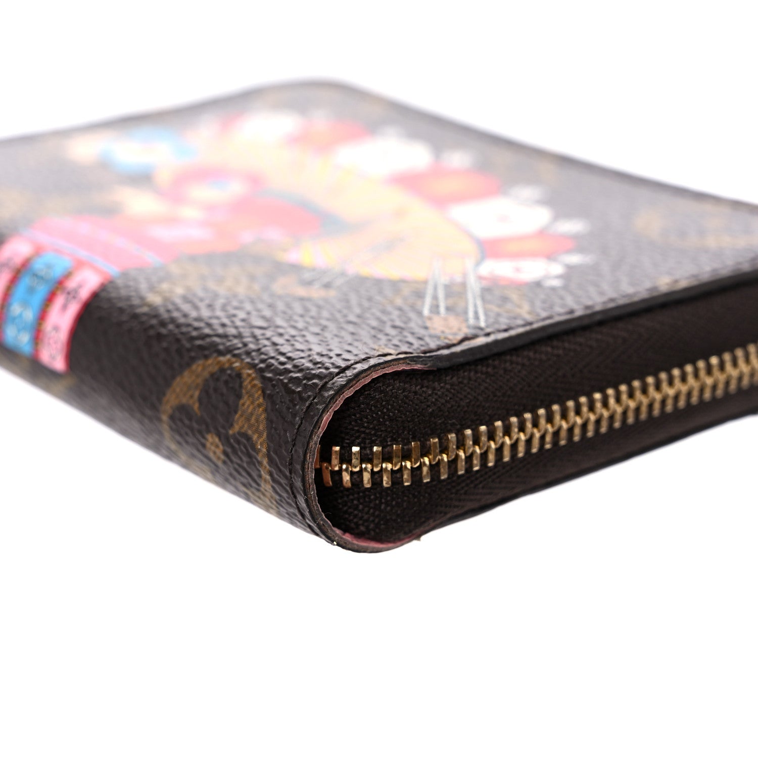 Louis Vuitton Monogram 2020 Christmas Animation Swing Ride Zippy Coin Purse Pink Poppy 14 of 19