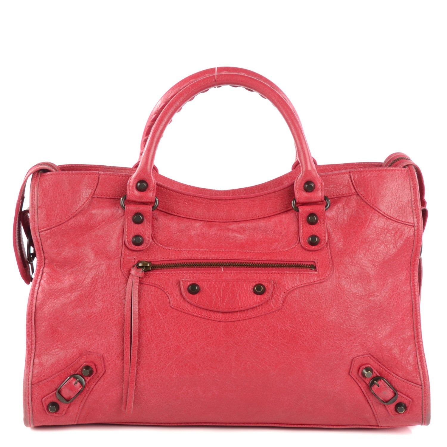 Balenciaga Agneau Classic Hardware City Rose Thulian 1 of 12