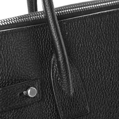 Saint Laurent Grained Calfskin Baby Supple Sac De Jour Black 12 of 14