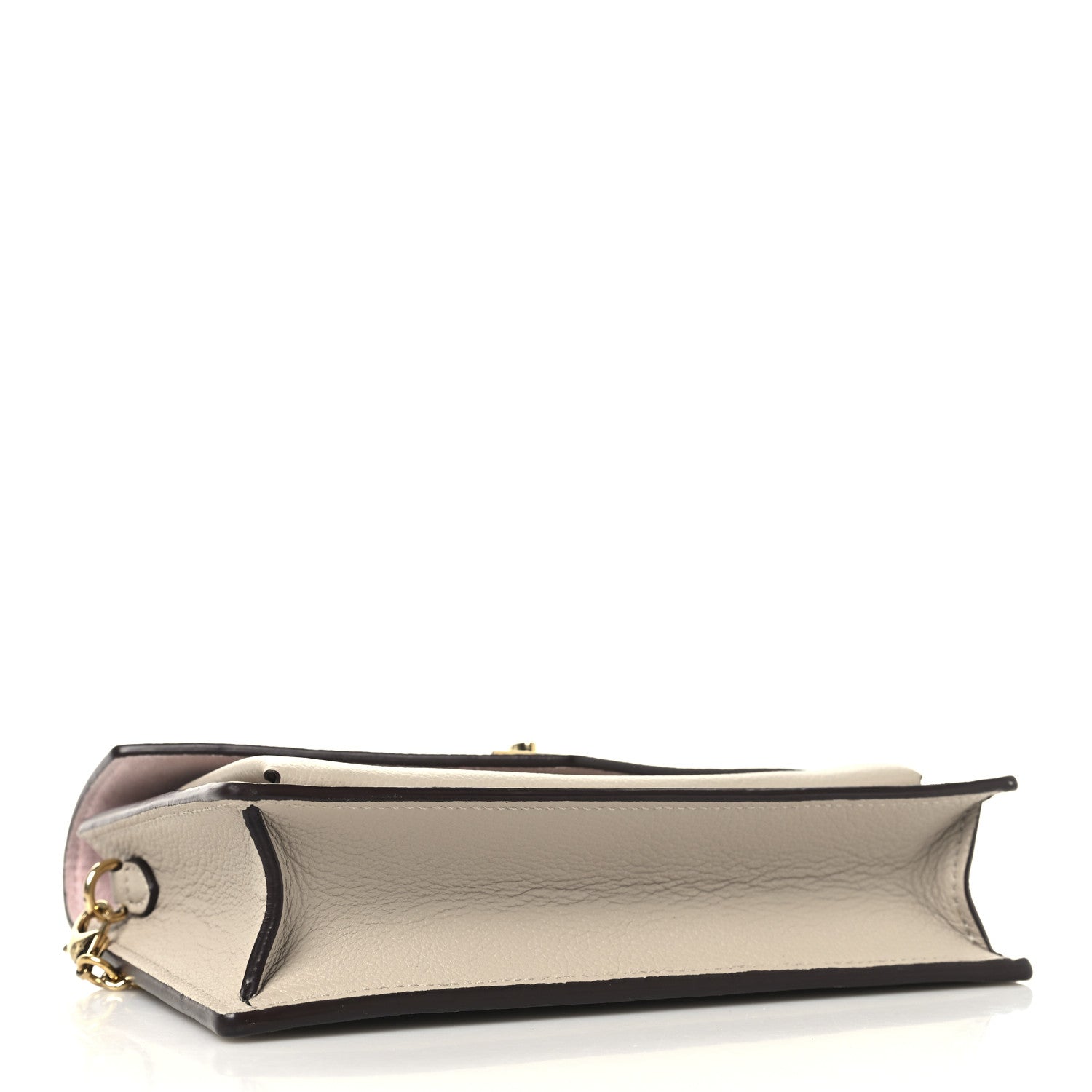 Louis Vuitton Soft Calfskin My Lockme Chain Pochette Greige 4 of 10