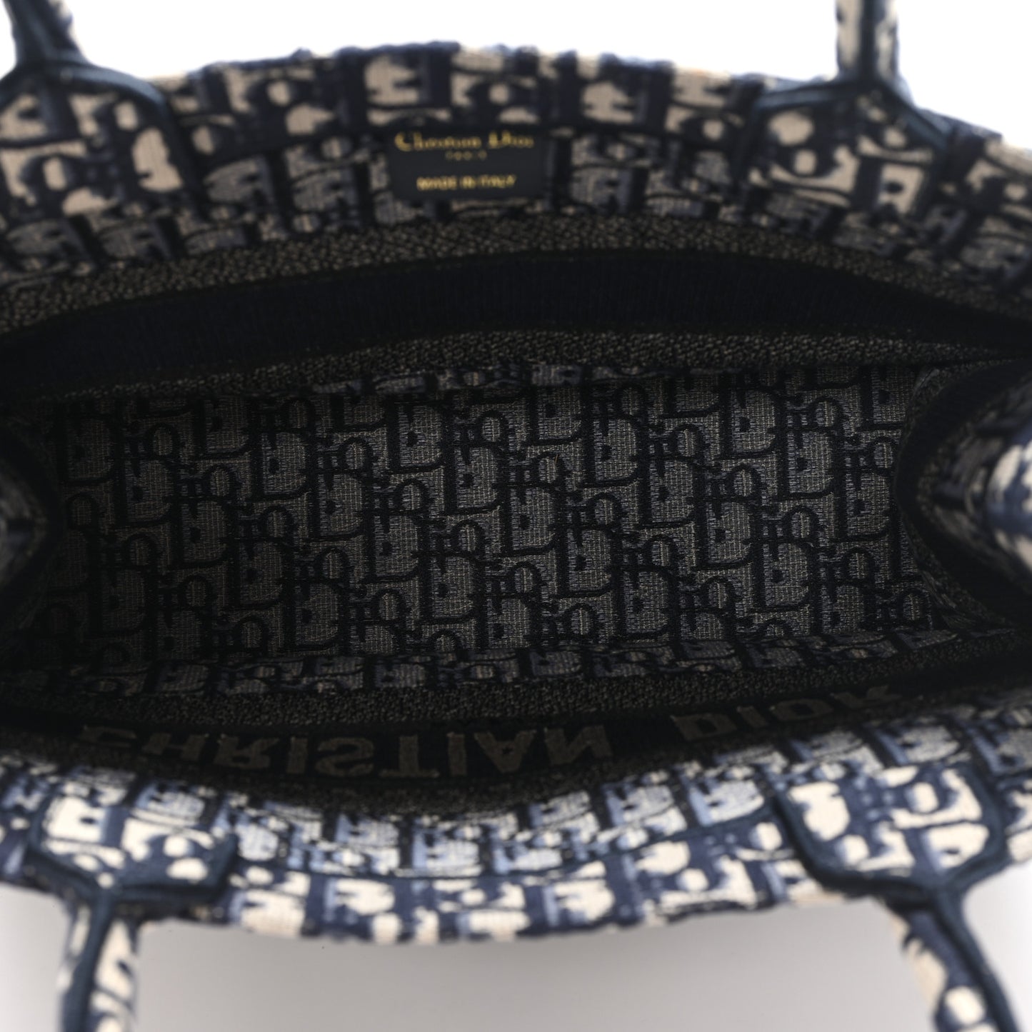 Oblique Medium Book Tote Blue Multicolor