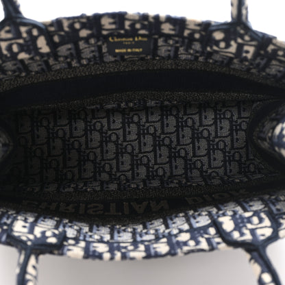 Christian Dior Oblique Medium Book Tote Blue Multicolor 5 of 10