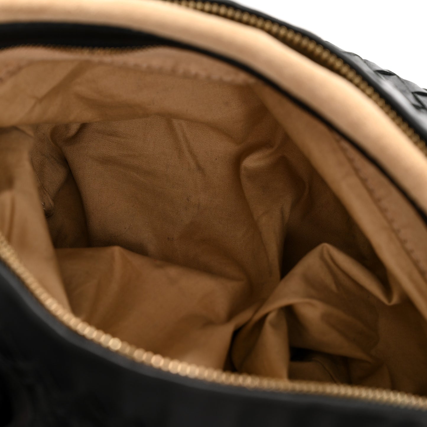 Nappa Intrecciato Satchel Black