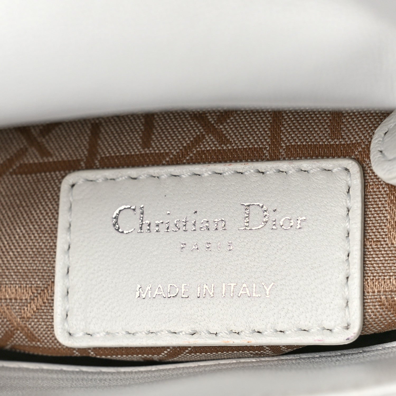Christian Dior Lambskin Cannage Mini Lady Dior White 5 of 10