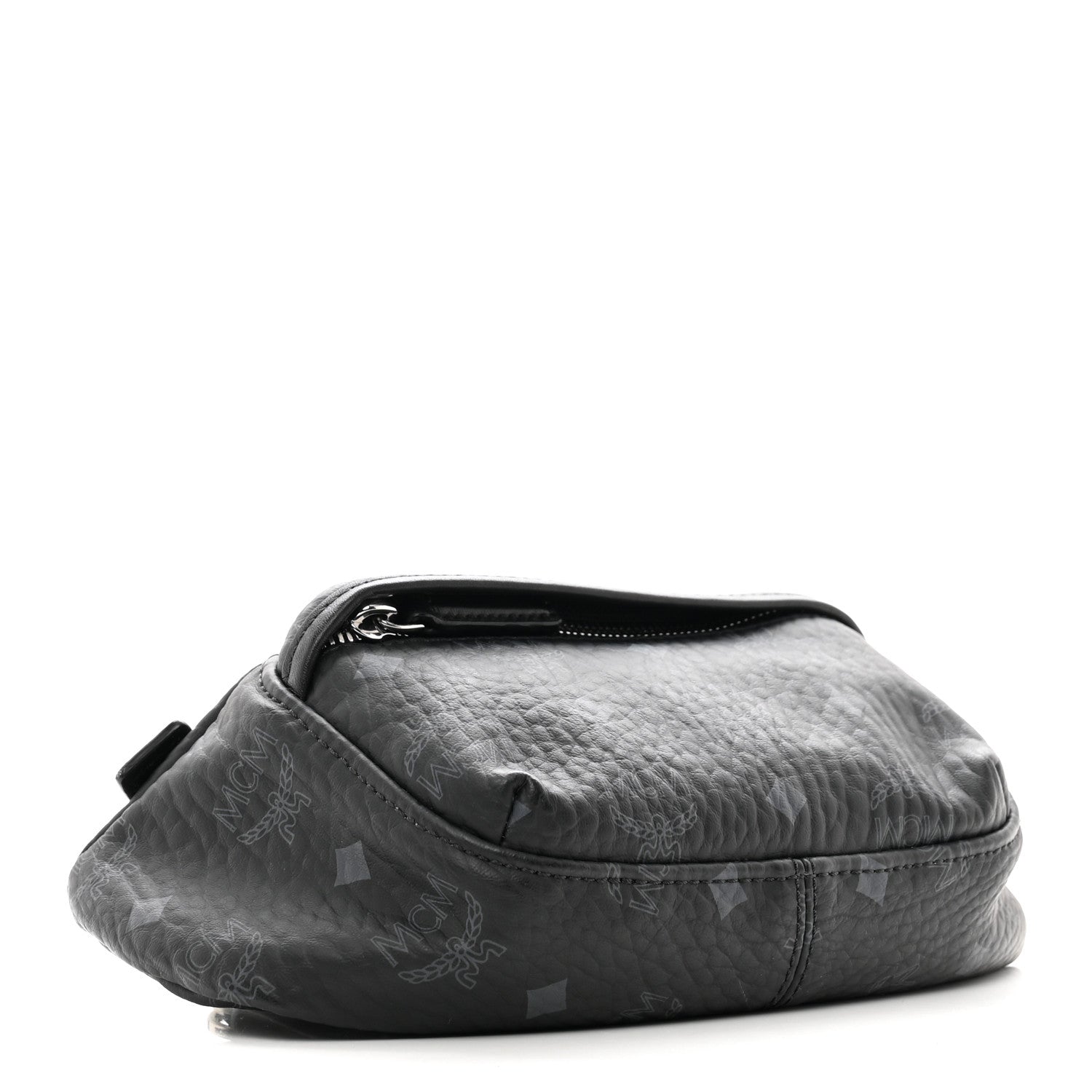 MCM Visetos Small Belt Bag Black 4 of 9