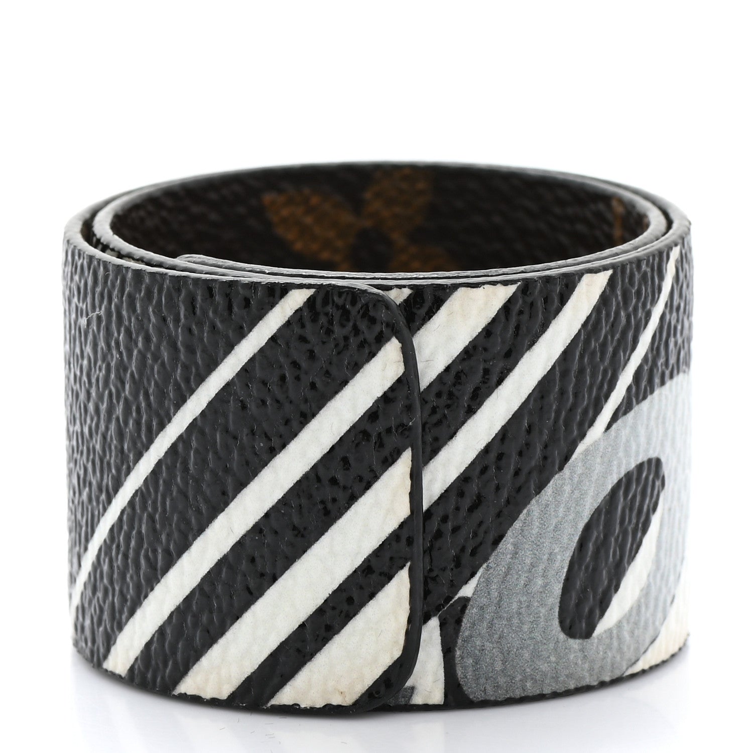 Louis Vuitton Monogram Speedy Slap Bracelet Grey 3 of 5
