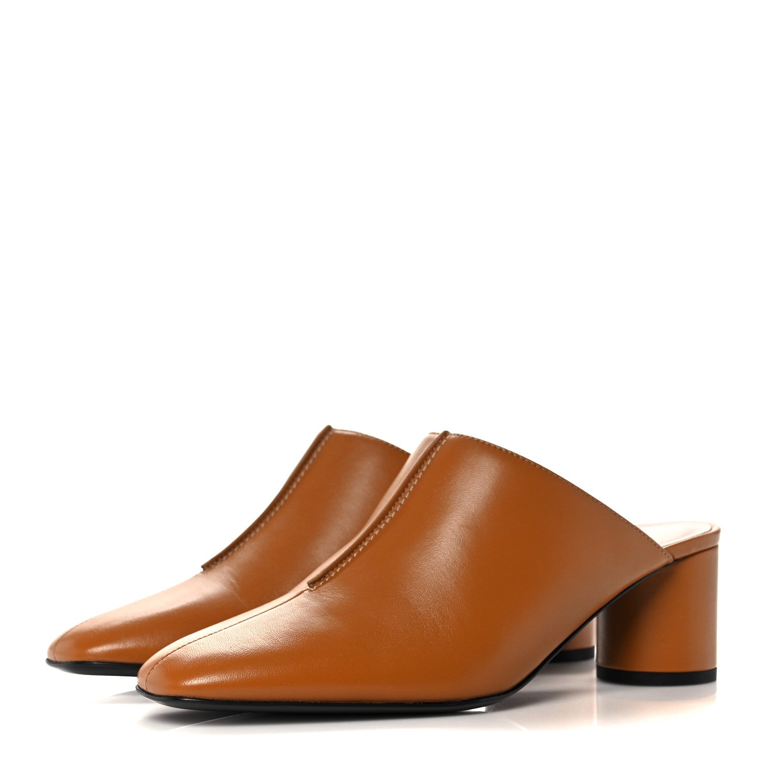 Hermes Calfskin Detail Mules 40 Beige Dore 3 of 9