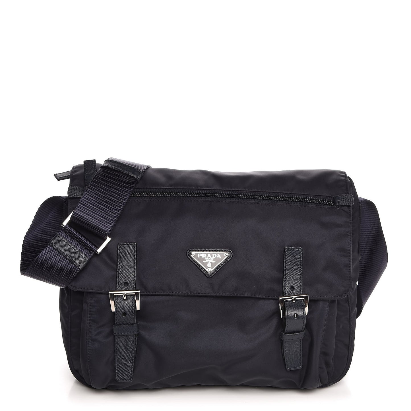 Nylon Vela Messenger Blue