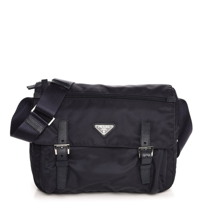 Prada Nylon Vela Messenger Blue 1 of 8
