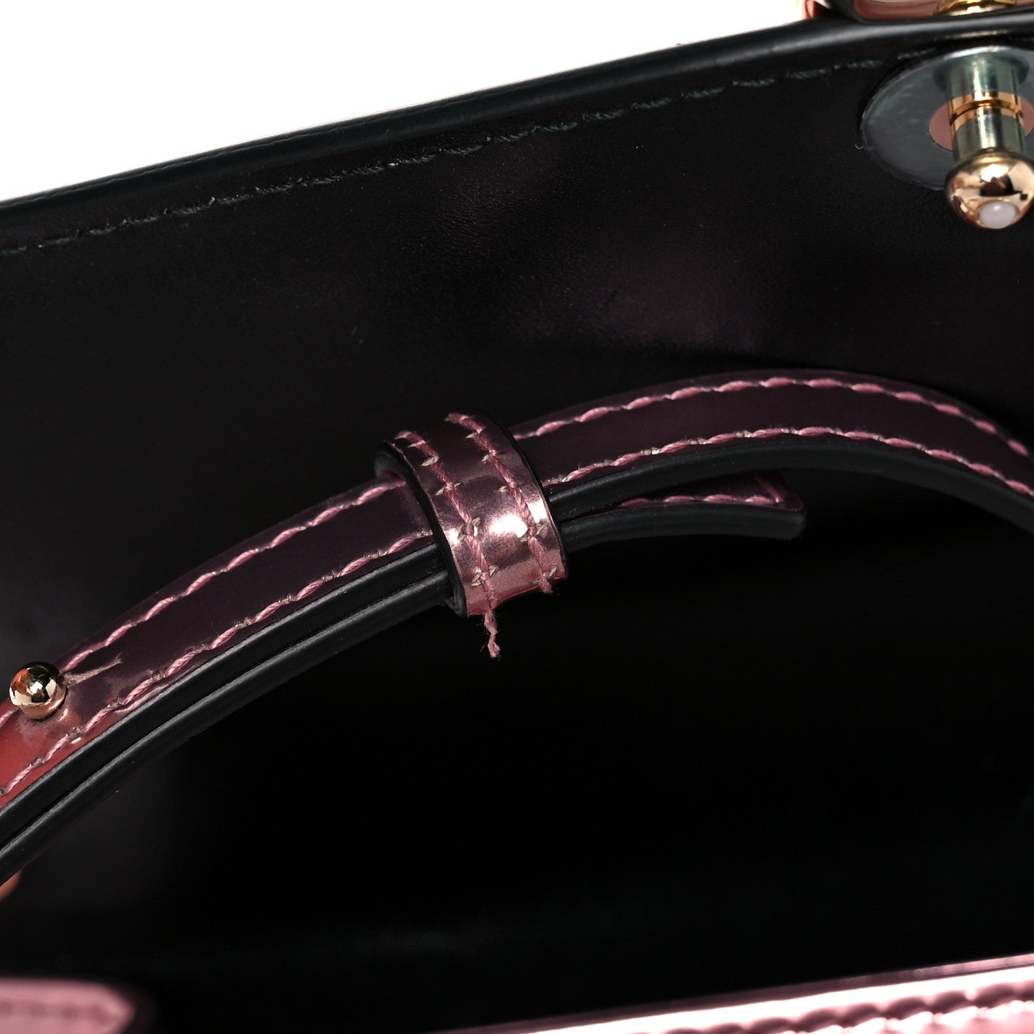 Bulgari Metallic Calfskin Serpenti Medium Crossbody Bag Pink 14 of 16