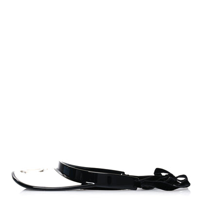 Chanel Resin CC Visor White Black 4 of 10