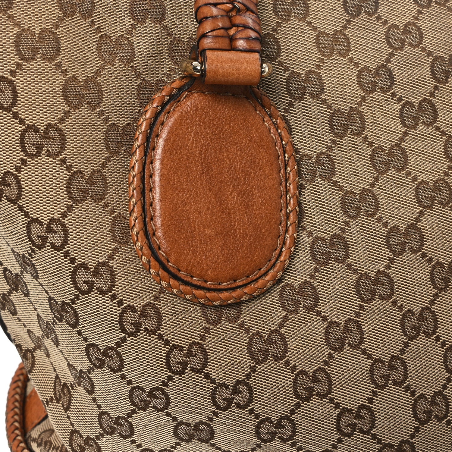 Gucci Monogram Medium Marrakech Tote Tan 12 of 12