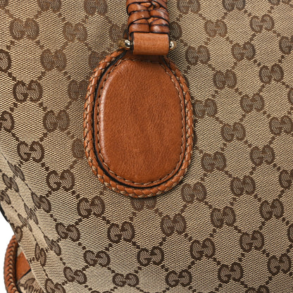 Gucci Monogram Medium Marrakech Tote Tan 12 of 12