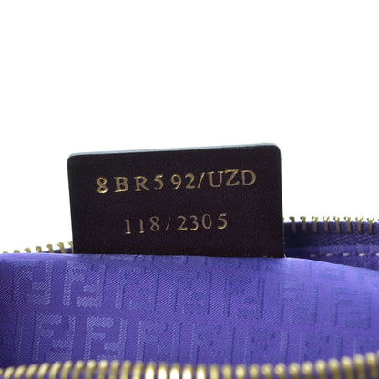 Fendi Zucca Spalmati Pochette Tobacco Viola 7 of 8