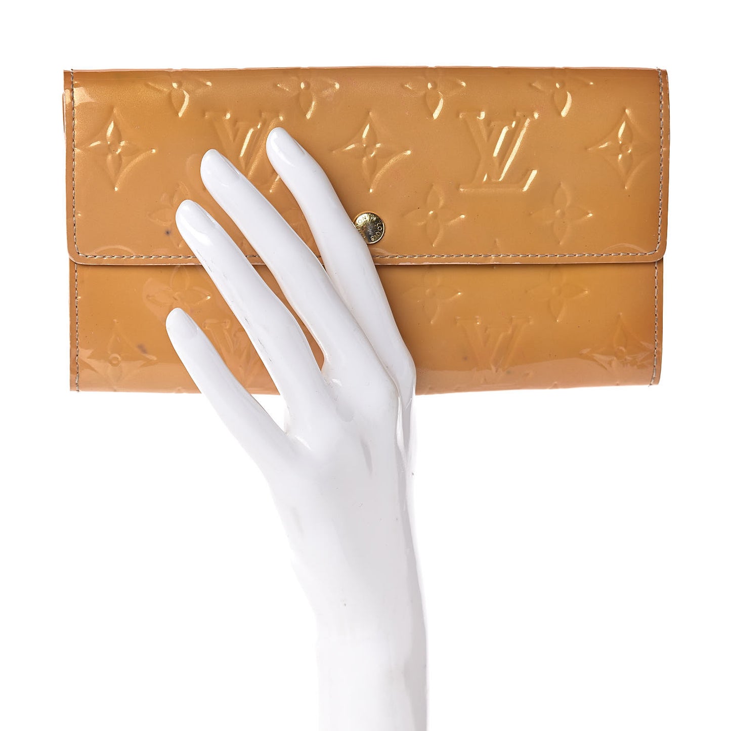 Vernis Sarah Wallet Noisette