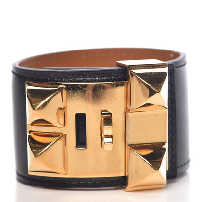 Hermes Box Collier De Chien CDC Bracelet T3 Black 3 of 5