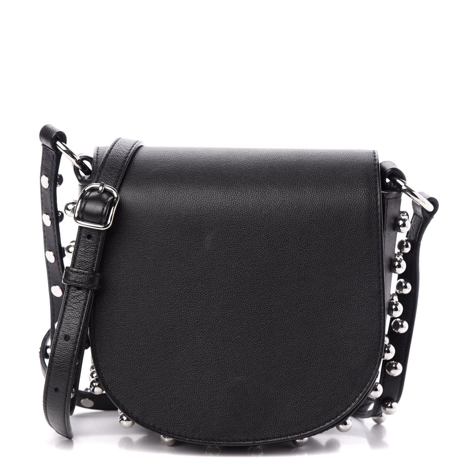Alexander Wang Pebbled Calfskin Mini Lia Black Rhodium Hardware 1 of 9