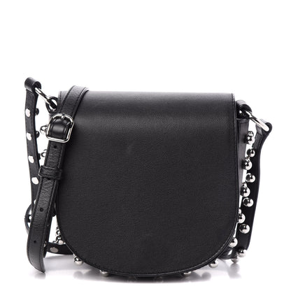 Alexander Wang Pebbled Calfskin Mini Lia Black Rhodium Hardware 1 of 9