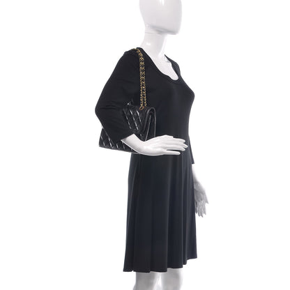 Chanel Lambskin Quilted Medium Double Flap Black 2 of 12