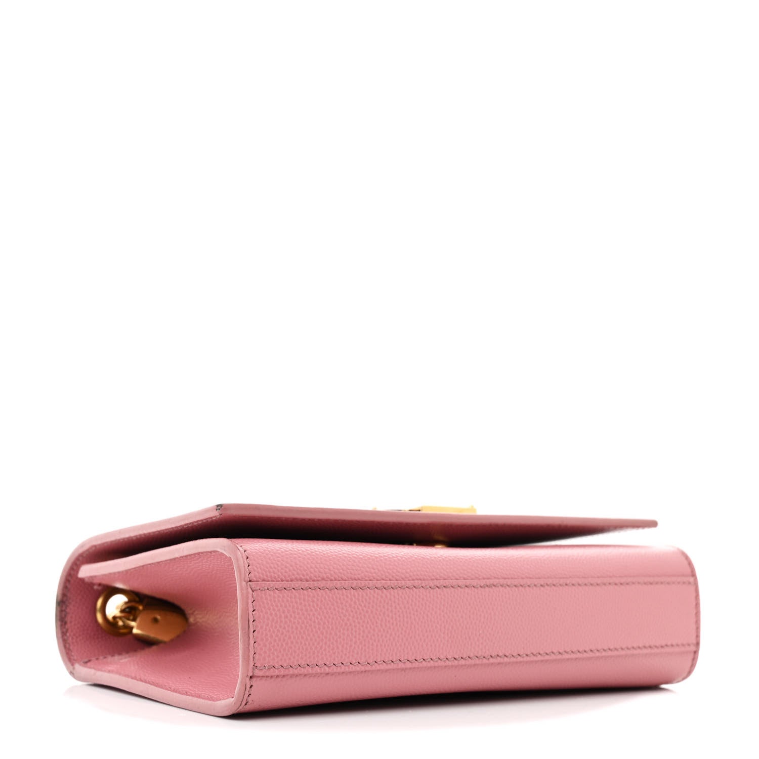 Saint Laurent Grain De Poudre Small Classic Monogram Kate Satchel Old Rose 5 of 13