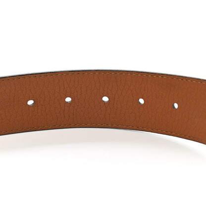 Louis Vuitton Taurillon Calfskin 30mm LV Initiales Reversible Belt 90 36 Black 4 of 6