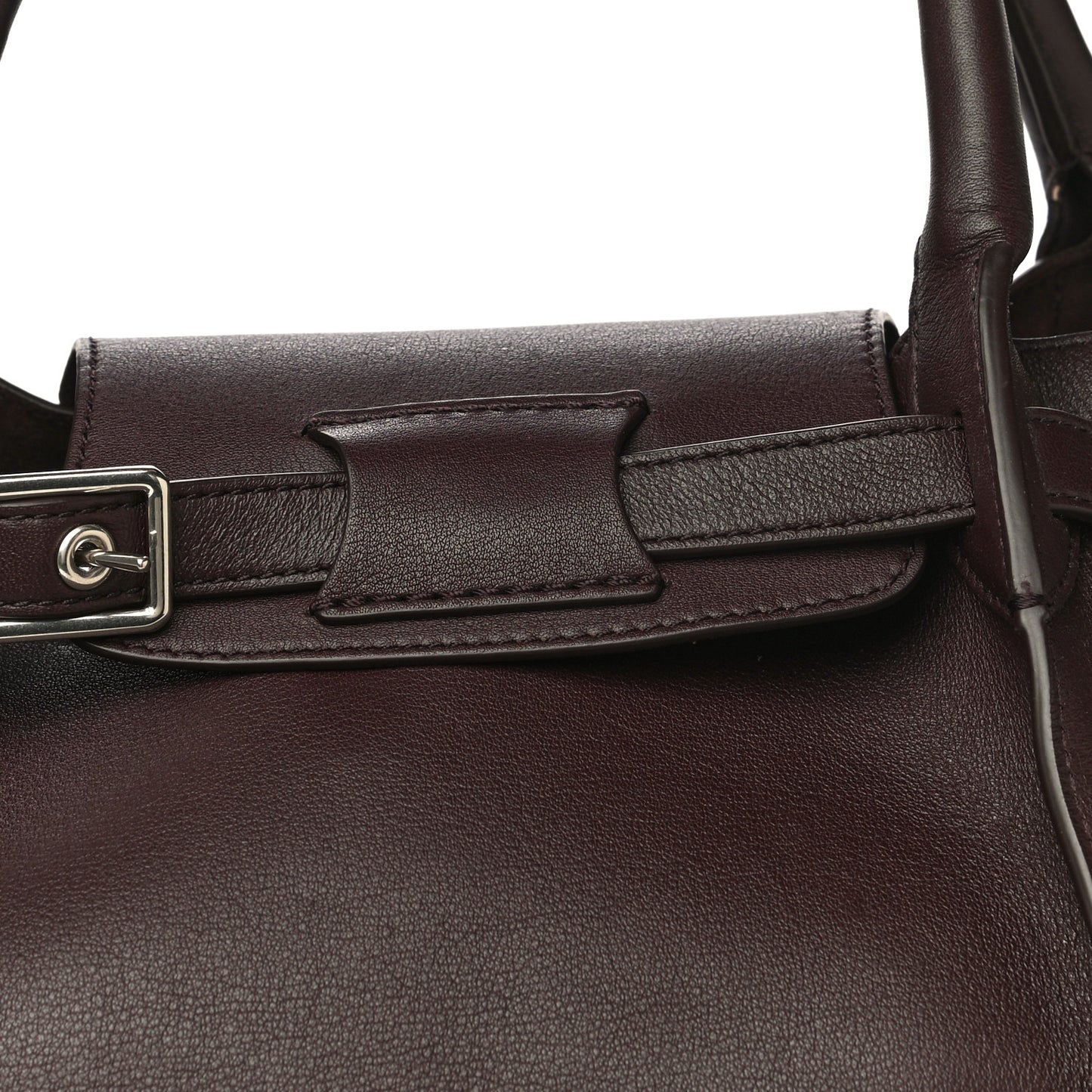 Smooth Calfskin Small Big Bag Burgundy