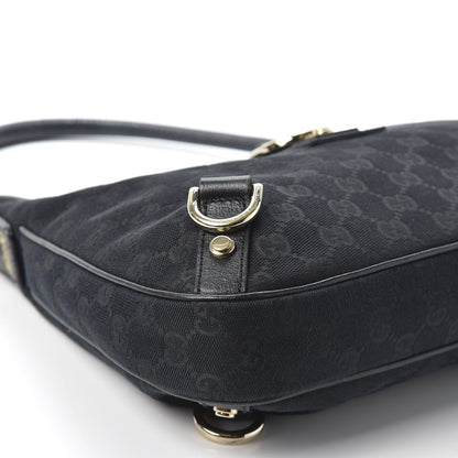 Gucci Monogram Medium Abbey D Ring Hobo Black 5 of 10
