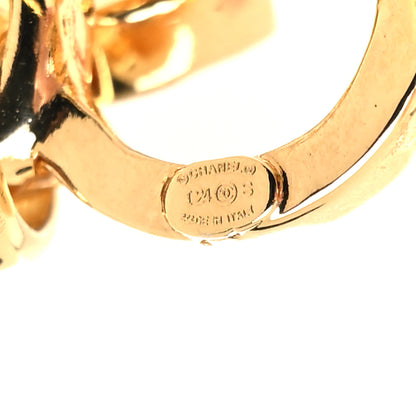 Chanel Pearl Coco Brooch Gold 3 of 4